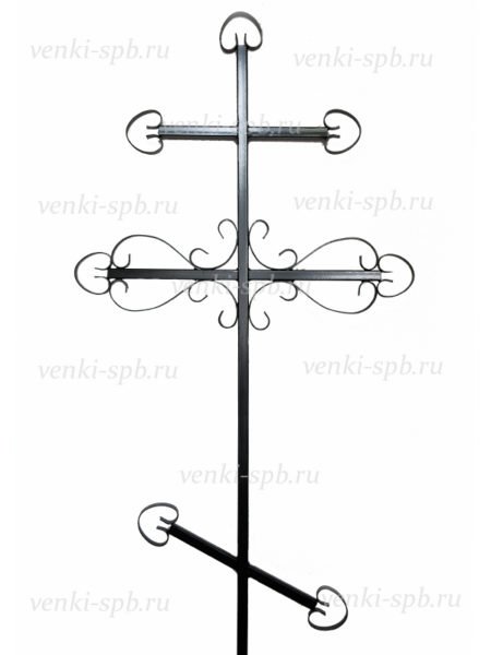 Крест металлический М3 - Фото 1 | Компания «Венок»