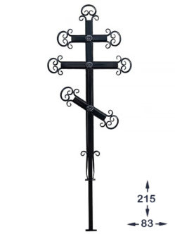 Крест кованый металлический КМ-1